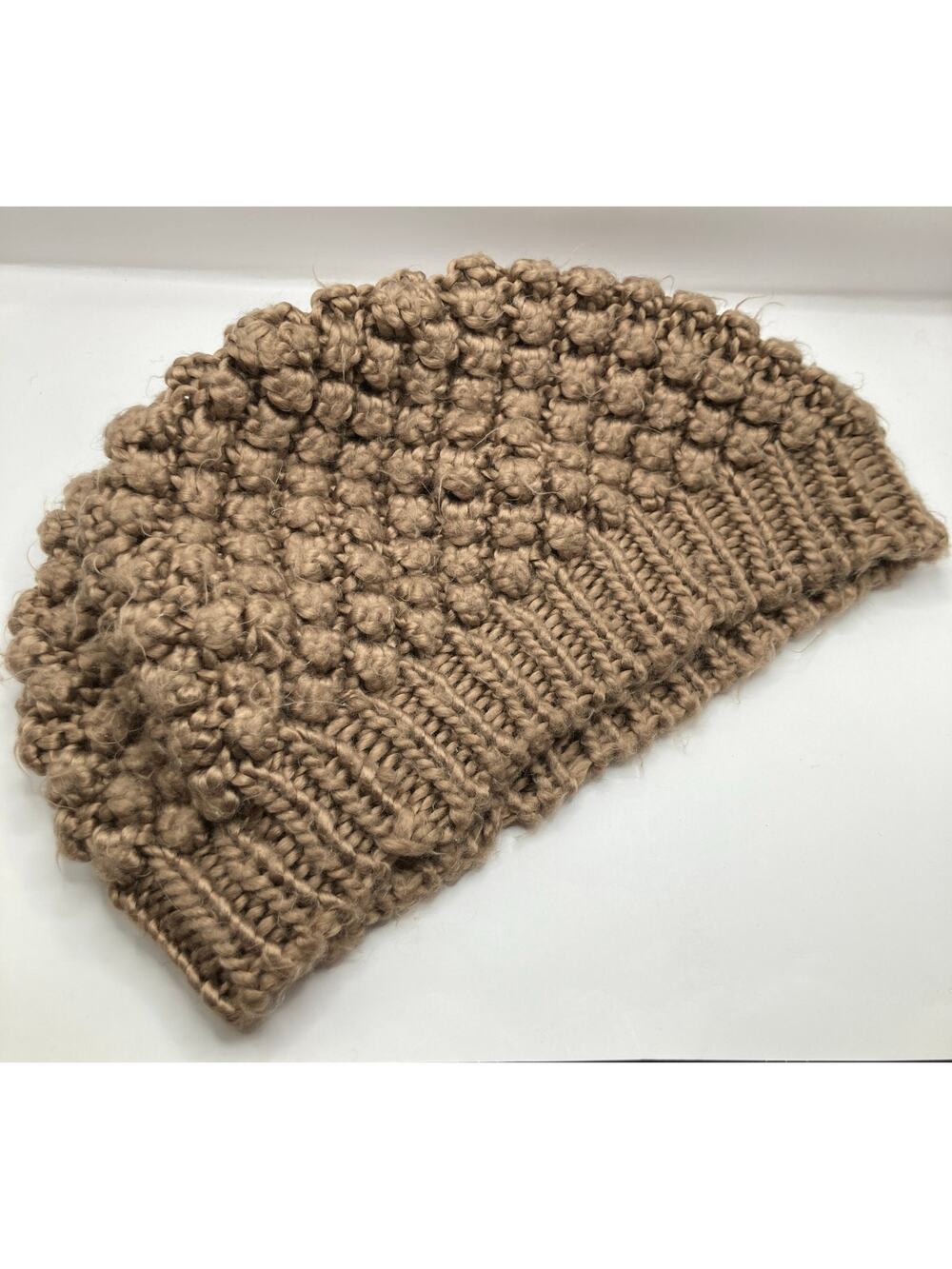 Goorin Bros Tan Chunky Knit Textured Slouchy Beanie Adult OS Ski Streetwear Boho